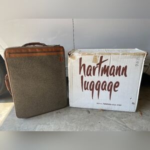 Hartmann Brown and Tan Travel Suitcase